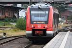 LÜBECK, 23.09.2018, 623 015 als RE 4 nach Lübeck Hbf bei der Einfahrt in den Lübecker Hauptbahnhof