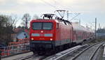 DB Regio AG, Region Nordost mit dem RE3 nach Stralsund Hbf.