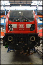 DB Regio 147 019 beim Tag der offenen Tür am 31.08.2024 im DB Werk Dessau.