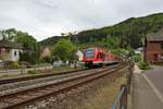 DB Regio Vareo Alstom Lint 81 (620 519) am 28.04.18 in Kordel Bahnhof auf der Eifelbahn