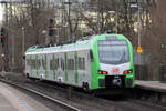 DB 3427 005 als S 2 nach Dortmund in Recklinghausen-Süd 14.2.2022