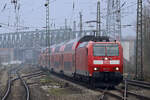 DB 146 117 mit RE 2 nach Osnabrück in Recklinghausen-Süd 11.1.2025