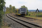 Burgenlandbahn 672 904 als RB 34878  Naumburg (Saale) Ost - Wangen (Unstrut).