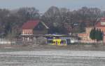 RB 25880 von Naumburg (Saale) Ost nach Nebra im Bf Laucha (Unstrut); 11.01.2009