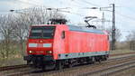 Überraschend fuhr DB Regio AG [D] mit  146 009  [NVR-Nummber: 91 80 6146 009-6 D-DB] außerhalb ihres Einsatzgebietes durch den Bf.