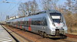 Die DB Regio mit der S2 aus Leipzig Hbf.