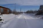 HP Sten an der  Burgenlandbahnstrecke Naumburg Ost - Teuchern,es war der letzte Tag im Regelverkehr der Strecke, zu welchem es aufgrund des Schneechaos aber leider nicht mehr kam,am 10.12.2010