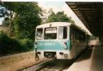 UBB-Ferkeltaxe 771 023 stande im August 1997 in Ahlbeck.