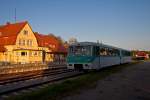 In Zinnowitz kann man mehrere abgestellte Triebwagen, 2 Loks der BR 201 und ein SKL auf dem Bahnhof bestaunen.