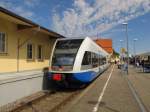 UBB 646 105-6 als UBB 24126 nach Peenemnde, am 30.05.2014 in Zinnowitz.