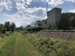 612 142 mit einem Re aus Donaueschingen nach Ulm am 19.07.2018 bei Herrlingen.