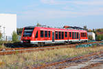 DB REGIO Lint 41 ausfahrend in Torgelow nach Pasewalk.