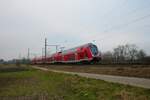 DB Regio Bayern Bombardier Twindexx 445 xxx am 14.01.22 in Frankfurt Oberrad