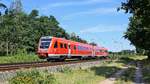 DB Systemtechnik 612 901 in Richtung Hannover (Gandesbergen, 31.07.2020).