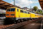 111 059-2 DB Messzug in Wuppertal Hbf, am 18.08.2020.