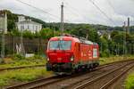 193 969 DB Systemtechnik in Wuppertal Steinbeck, Juli 2022.