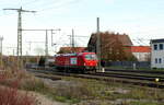 DB Systemtechnik 193 969 am 08.11.2022 beim umsetzen in Neudietendorf.