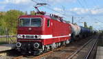 DeltaRail GmbH, Frankfurt (Oder) mit  243 650-9  [NVR-Nummer: 91 80 6143 650-0 D-DELTA] und Kesselwagenzug (leer)aus Frankfurt/Oder Richtung Stendell am 10.09.19 Bahnhof Berlin Hohenschönhausen.