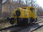 Die 305 117 von DB Gleisbau am 24.03.2008 beim Diesellok Fest im Bahnpark Augsburg.