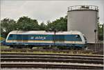 223 067 an der Tankstelle in Lindau Hbf.