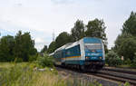 223 064 passiert mit einem alex von Hof nach München am 21.06.18 Marktleuthen.