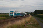 223 068 mit dem ALX 84112 von München Hbf nach Hof Hbf bei Oberteich, 17.08.2017