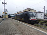 Der Alex in Regensburg HBF am 16.11.2024 gezogen von der 9180 6182 597-5 D-DISPO in Richtung München