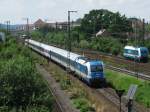 183 004 mit einem Alex am 10.6.2008 in Regensburg.