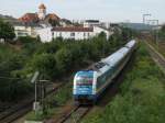 183 002 mit Alex 86009 am 5.9.2008 in Regensburg.