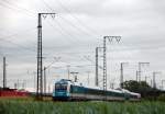 183 003 mit ALX nach Schwandorf am 02.06.2010 in Regensburg Ost.