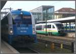 183 002 und VT 26A begenen sich in Regensburg.