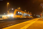 1648 204-3 als OPB 79734 von Regensburg Hbf nach Marktredwitz beim Halt in Pechbrunn, 18.12.2016