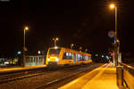 1648 207 als OPB 79734 von Regensburg nach Marktredwitz beim Halt in Pechbrunn, 24.12.2016