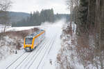 1648 203 als OPB 79720 von Regensburg Hbf nach Marktredwitz bei Pechbrunn, 05.01.2017