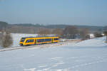 1648 210 als OPB 79735 von Marktredwitz nach Regensburg bei Eschldorf, 28.01.2017