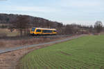 1648 708 als OPB 79732 von Regensburg Hbf nach Marktredwitz bei Lengenfeld, 25.02.2017