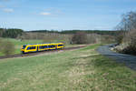 OPB 79727 von Marktredwitz nach Regensburg Hbf bei Eschldorf, 26.03.2017