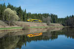 OPB 79716 von Regensburg Hbf nach Marktredwitz bei Oberteich, 01.04.2017