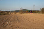 OPB 20883 von Hof Hbf nach Marktredwitz bei Seußen, 09.04.2017