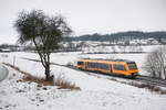 648 203 als OPB 79726 von Regensburg nach Marktredwitz bei Eschldorf, 12.01.2019