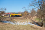 1648 212 als OPB 79720 von Regensburg Hbf nach Marktredwitz bei Eschldorf, 16.02.2019