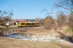 1648 206 als OPB 79728 von Marktredwitz nach Regensburg Hbf bei Eschldorf, 16.02.2019