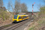 1648 210 als OPB 79727 von Marktredwitz nach Regensburg Hbf bei Reuth, 22.04.2019