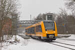 648 209 als RB 23 Marktredwitz-Regensburg am 06.12.2023 in Reuth bei Erbendorf.