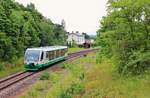 VT 46 als VBG 80296 zu sehen am 28.06.17 in Plauen-West. Gruß an den Tf!