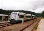 Vogtlandbahn VT62 Bayerisch Eisenstein am 24.7. 2017.