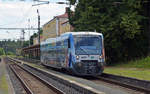 650 564 der Vogtlandbahn wurde am 20.06.18 bei der Oberpfalzbahn eingesetzt. Hier verlässt der Triebwagen Frantiskovy Lazne Richtung Hof.