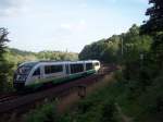 Vogtlandbahn bei Windischeschenbach(Neuhaus)(23.07.08)