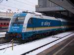 183 003 mit ALXf in Mnchen Hbf, 14.2.09.