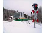 VT45+VT?? als VBG83119 zwischen Zwota und Klingenthal, 22.2.09.